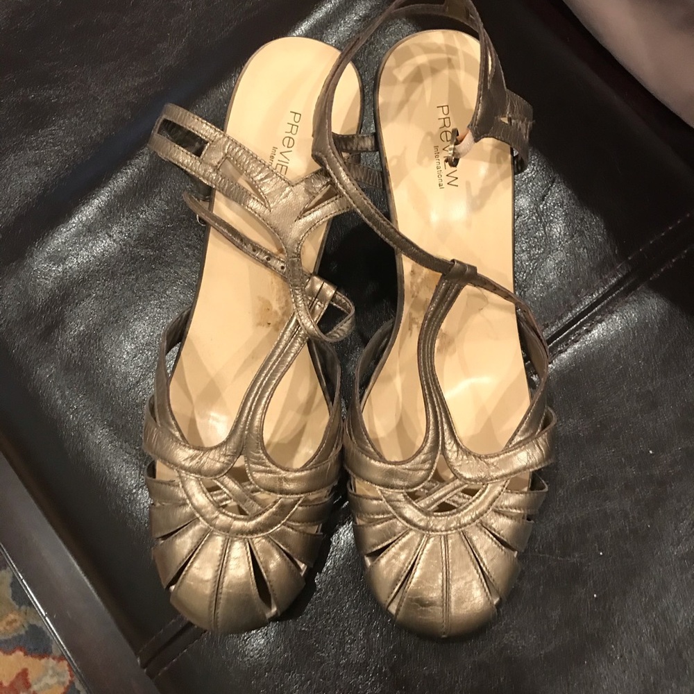 Preview Metalic Bronze Wedges Size 8.5